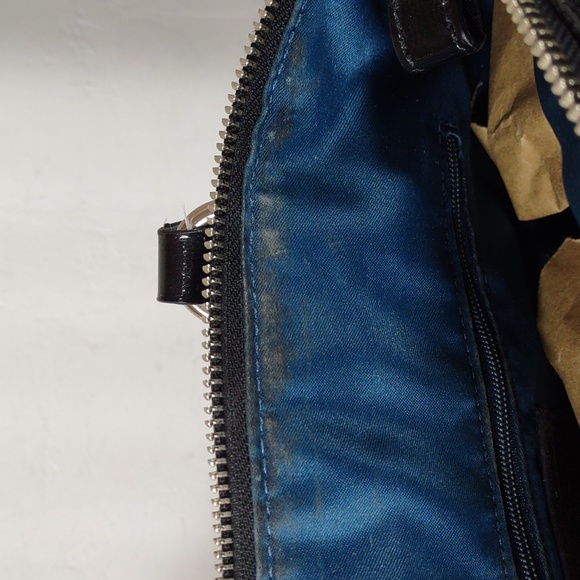 Coach "Madison" Optic Jaquard Satchel/Shoulder Bag - Picture 11 of 13